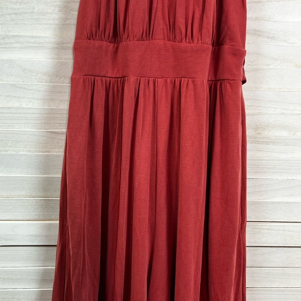 Anthropologie Moulinette Soeurs Ermita Halter Wide Leg Jumpsuit Small - Picture 8 of 13